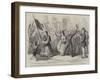 The Revolution in Naples, Street Scene in Naples the Day after the Arrival of Garibaldi-Thomas Nast-Framed Giclee Print