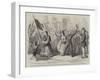 The Revolution in Naples, Street Scene in Naples the Day after the Arrival of Garibaldi-Thomas Nast-Framed Giclee Print