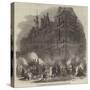 The Revolution in Paris, Bivouac of Troops, Hotel De Ville-null-Stretched Canvas