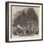 The Revolution in Paris, Bivouac of Troops, Hotel De Ville-null-Framed Giclee Print