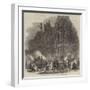 The Revolution in Paris, Bivouac of Troops, Hotel De Ville-null-Framed Giclee Print