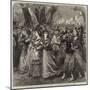 The Revolution in Paris, Celebrating the Proclamation of the Republic on the Boulevard Des Italiens-Arthur Hopkins-Mounted Giclee Print