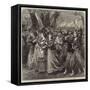 The Revolution in Paris, Celebrating the Proclamation of the Republic on the Boulevard Des Italiens-Arthur Hopkins-Framed Stretched Canvas