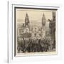 The Revolution in Peru, Scene on the Plaza at Lima-null-Framed Giclee Print