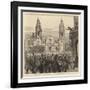 The Revolution in Peru, Scene on the Plaza at Lima-null-Framed Giclee Print