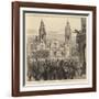 The Revolution in Peru, Scene on the Plaza at Lima-null-Framed Giclee Print