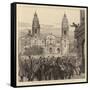 The Revolution in Peru, Scene on the Plaza at Lima-null-Framed Stretched Canvas