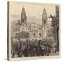 The Revolution in Peru, Scene on the Plaza at Lima-null-Stretched Canvas