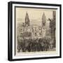 The Revolution in Peru, Scene on the Plaza at Lima-null-Framed Giclee Print