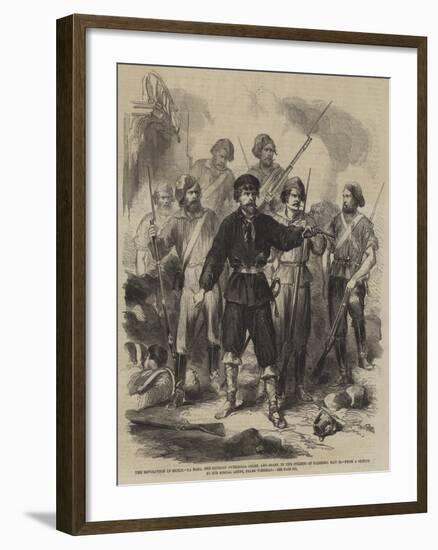 The Revolution in Sicily-Frank Vizetelly-Framed Giclee Print