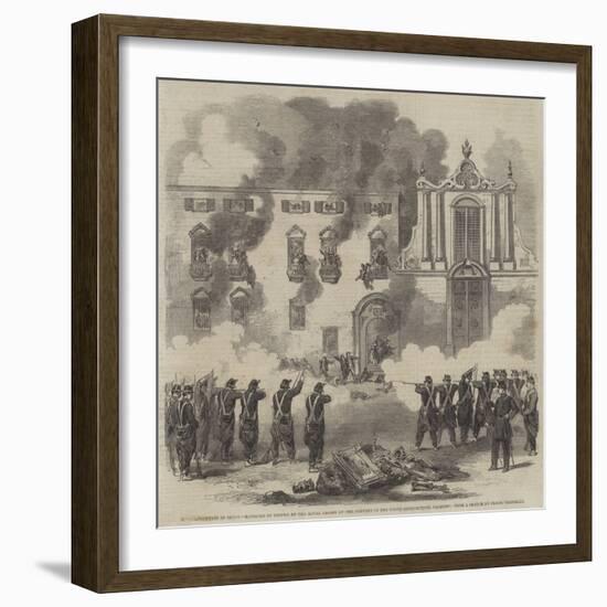 The Revolution in Sicily-Frank Vizetelly-Framed Giclee Print