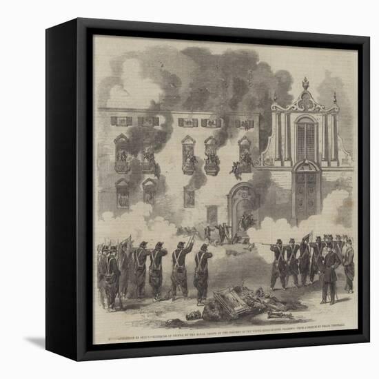 The Revolution in Sicily-Frank Vizetelly-Framed Stretched Canvas