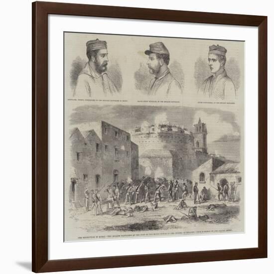 The Revolution in Sicily-null-Framed Giclee Print