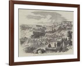 The Revolution in Spain, Demolition of the Old City Walls, Madrid-null-Framed Giclee Print