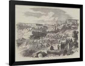 The Revolution in Spain, Demolition of the Old City Walls, Madrid-null-Framed Giclee Print