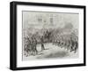 The Revolution in Spain, General Prim Reviewing the Troops at Madrid-Charles Robinson-Framed Giclee Print