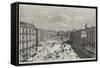 The Revolution in Spain, the Puerta Del Sol, Madrid-null-Framed Stretched Canvas