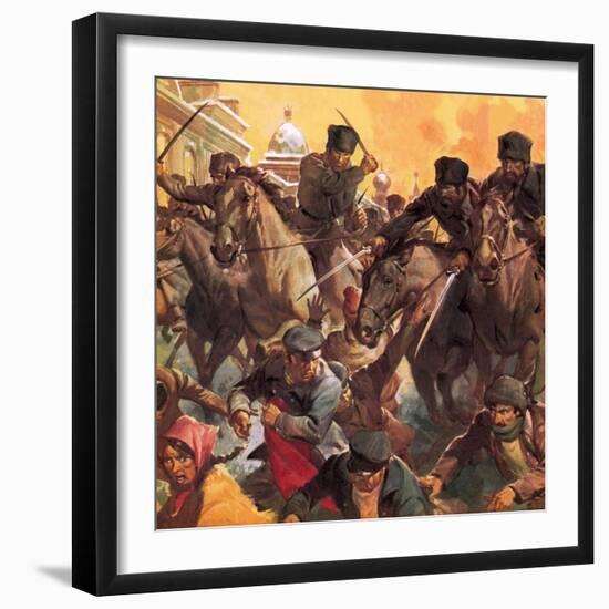 The Revolution That Shook the World-English School-Framed Giclee Print