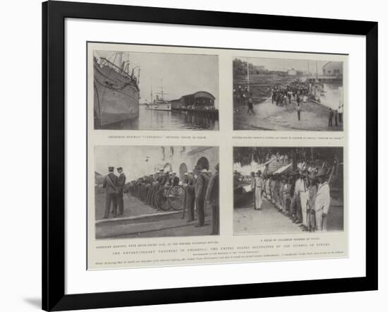 The Revolutionary Troubles in Colombia, the United States Occupation of the Isthmus of Panama-null-Framed Giclee Print