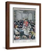 The Reward of Cruelty, from the Four Stages of Cruelty, Engraved by Thomas Cook-William Hogarth-Framed Giclee Print