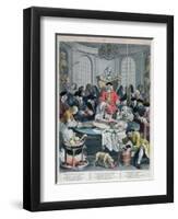 The Reward of Cruelty, from the Four Stages of Cruelty, Engraved by Thomas Cook-William Hogarth-Framed Giclee Print