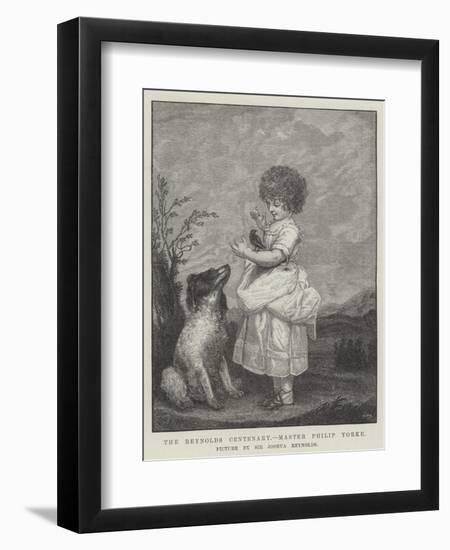 The Reynolds Centenary, Master Philip Yorke-Sir Joshua Reynolds-Framed Giclee Print