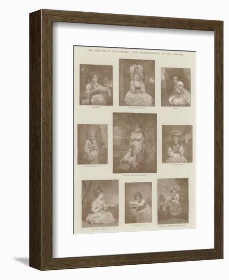 The Reynolds Centenary, the Masterpieces of Sir Joshua-null-Framed Giclee Print