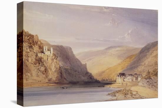 The Rhine at Assmannshausen-William Callow-Stretched Canvas