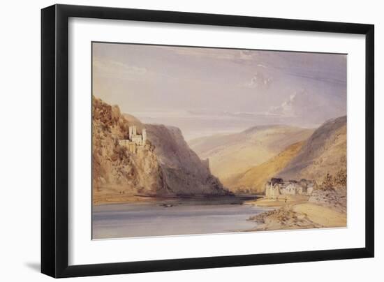 The Rhine at Assmannshausen-William Callow-Framed Giclee Print