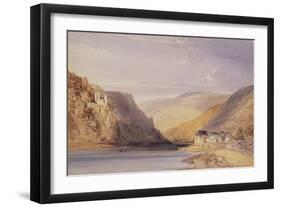 The Rhine at Assmannshausen-William Callow-Framed Giclee Print