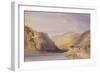 The Rhine at Assmannshausen-William Callow-Framed Giclee Print