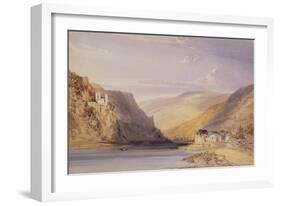 The Rhine at Assmannshausen-William Callow-Framed Giclee Print