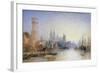 The Rhine at Cologne, 1891-William Callow-Framed Giclee Print