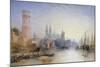 The Rhine at Cologne, 1891-William Callow-Mounted Giclee Print