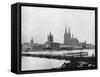 The Rhine at Cologne, Germany, 1893-John L Stoddard-Framed Stretched Canvas