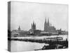 The Rhine at Cologne, Germany, 1893-John L Stoddard-Stretched Canvas