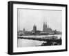 The Rhine at Cologne, Germany, 1893-John L Stoddard-Framed Giclee Print