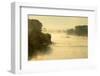 The Rhine, Fog Mood, Sunrise, Speyer, Rhineland-Palatinate, Germany-Ronald Wittek-Framed Photographic Print