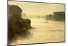 The Rhine, Fog Mood, Sunrise, Speyer, Rhineland-Palatinate, Germany-Ronald Wittek-Mounted Photographic Print