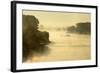 The Rhine, Fog Mood, Sunrise, Speyer, Rhineland-Palatinate, Germany-Ronald Wittek-Framed Photographic Print