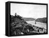 The Rhine, Gutenfels, and the Pfalz, Germany, 1893-John L Stoddard-Framed Stretched Canvas