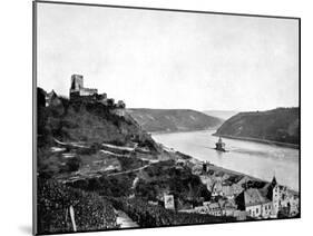 The Rhine, Gutenfels, and the Pfalz, Germany, 1893-John L Stoddard-Mounted Giclee Print