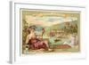 The Rhine, Rudesheim-null-Framed Giclee Print