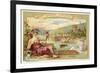 The Rhine, Rudesheim-null-Framed Giclee Print