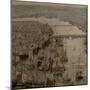 The Rhinebeck Panorama of London (Ships sailing upstream)-null-Mounted Giclee Print