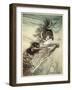 The Rhinemaidens teasing Alberich', 1910-Arthur Rackham-Framed Giclee Print