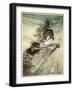 The Rhinemaidens teasing Alberich', 1910-Arthur Rackham-Framed Giclee Print