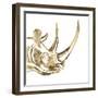 The Rhino-Patricia Pinto-Framed Art Print