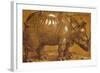 The Rhinoceros, 1515, Pen and Ink, Wash-Albrecht Dürer-Framed Giclee Print