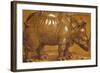 The Rhinoceros, 1515, Pen and Ink, Wash-Albrecht Dürer-Framed Giclee Print